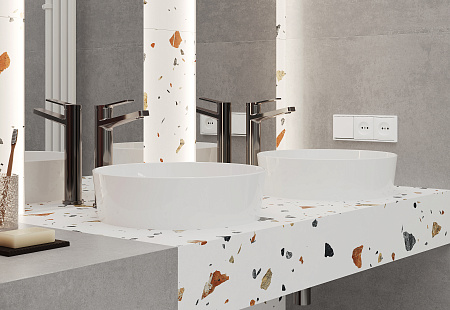 Керамогранит Laparet Керамогранит Terazzo Bianco