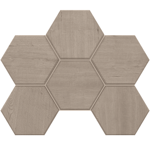 Мозаика CW01 Hexagon Classic Wood Rusty Beige 285x250 неполированная