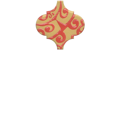 OS\A39\65000 Декор Арабески Майолика орнамент глянцевый 65х65х7