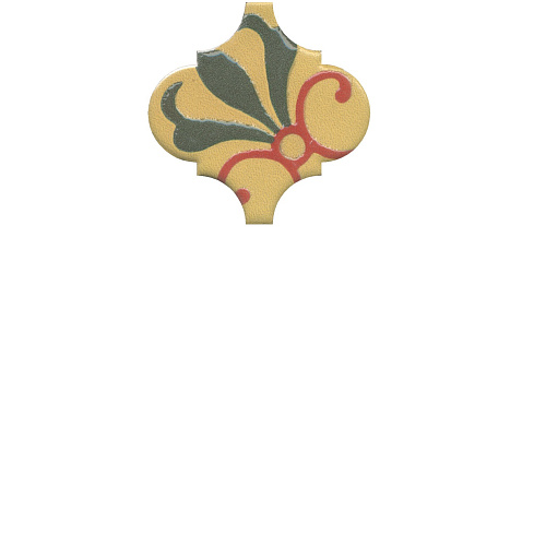 OS\A38\65000 Декор Арабески Майолика орнамент глянцевый 65х65х7