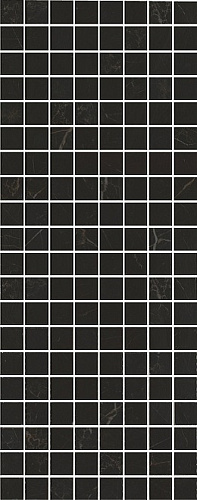 MM7204 Декор Алькала черный мозаичный глянцевый 500х200х8
