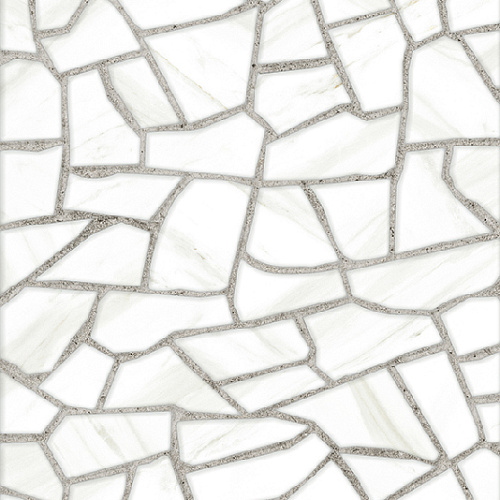 Керамическая плитка Керамин Барселона 7Д 750х250 белая глянцевая