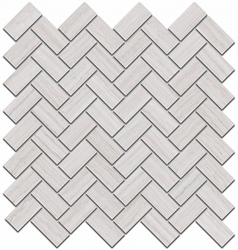 SG190\001 Керамический декор мозаичный Грасси серый светлый 315х300х11