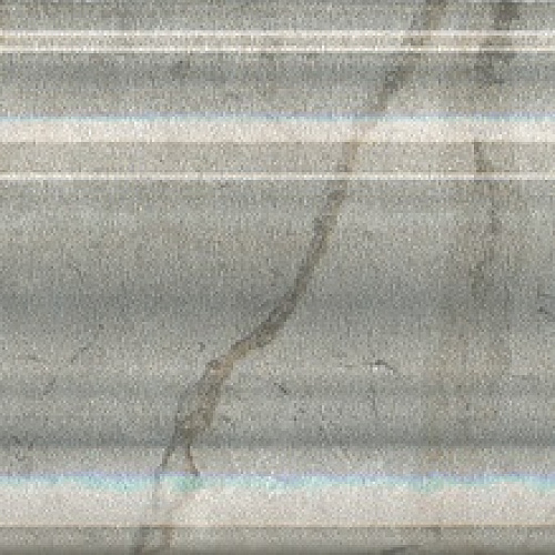 BLE025 Бордюр Кантата серый светлый глянцевый 250х55х18