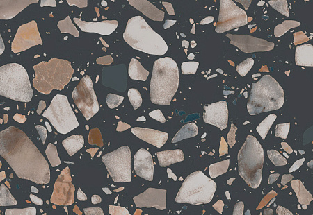 Керамогранит Kerama Marazzi Керамогранит Бричиола черный 595x95 Матовая